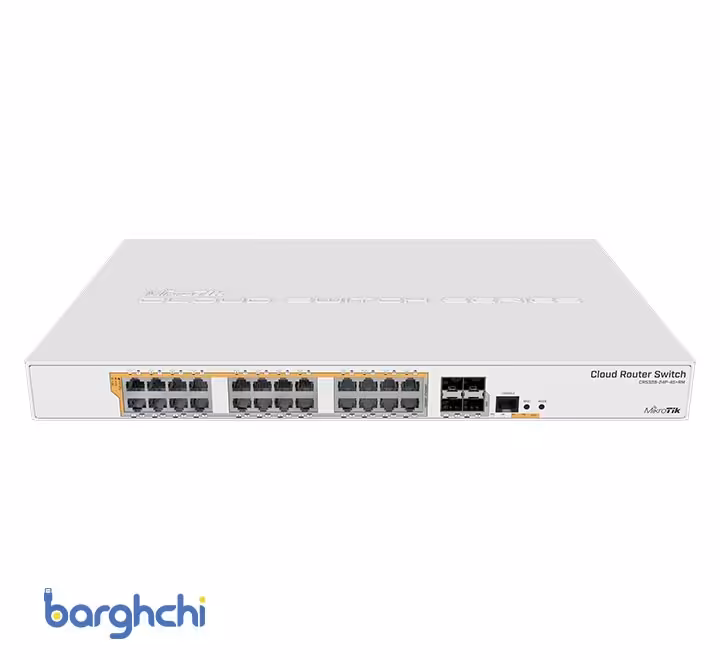 روتر سوئیچ میکروتیک CRS328-24P-4S RM