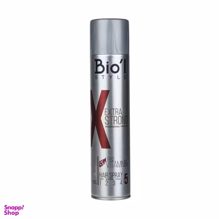 اسپری نگه دارنده موی سر بیول (Biol) مدل Extra Strong حجم 300 میلی لیتر