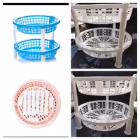 سبد سیب زمینی پیاز  پلاستیکی سه طبقه 