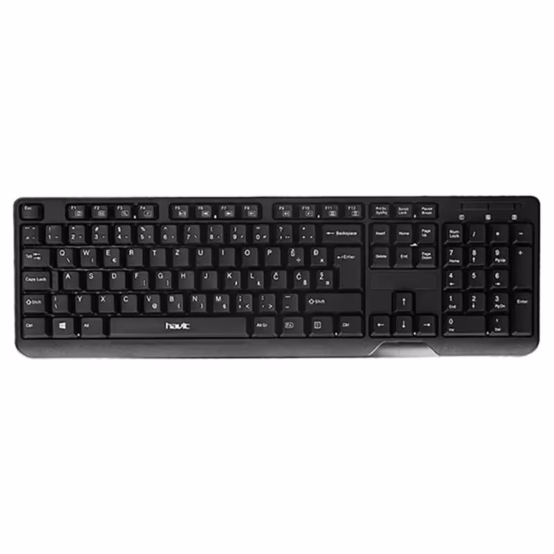 کیبورد سیم دار هویت مدل KB 378 | ژیوار مارکت - لپتاپ استوک، لوازم جانبی موبایل و کامپیوتر