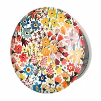 آینه جیبی خندالو طرح گل گلی مدل تاشو کد 2245