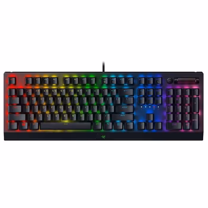 کیبورد گیمینگ ریزر BlackWidow V3 (سوییچ زرد)