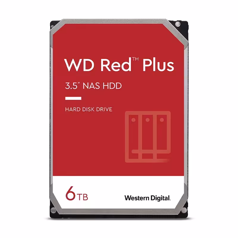 هارد دیسک اینترنال وسترن دیجیتال مدل Red Plus 6TB