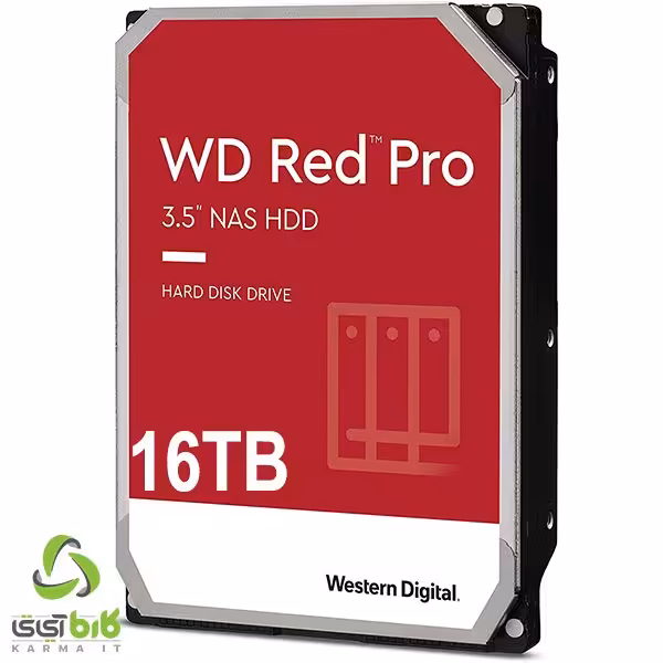 هارد اینترنال وسترن دیجیتال مدل Red Pro 16TB - فروشگاه کارما آیتی