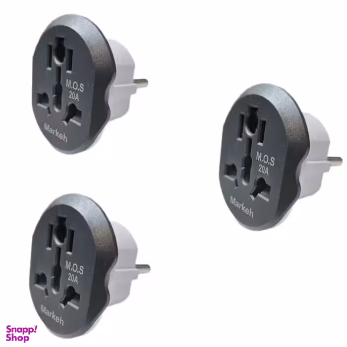 مبدل برق مارکه مدل KT-168 بسته 3 عددی