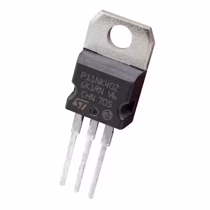 ماسفت قدرت P11NK40Z مارک ST پکیج TO-220 | amazonchi