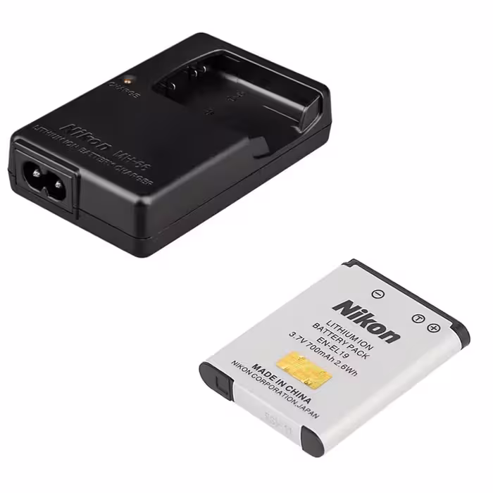 شارژر باتری دوربین نیکون مدل MH-66 به همراه باتری دوربین مدل EN-EL19 Nikon