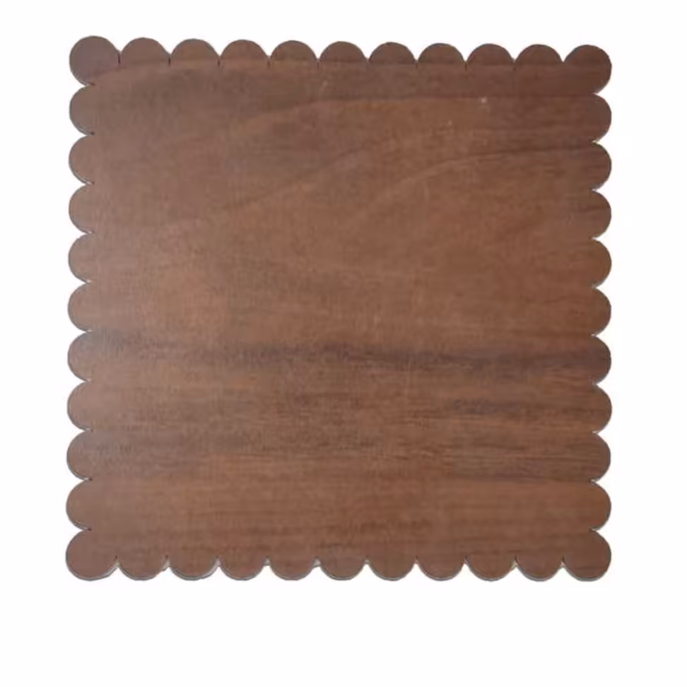 زیر کیکی مدل مربع دالبردار  21سانتی متر کدA-15مجموعه 5عددی