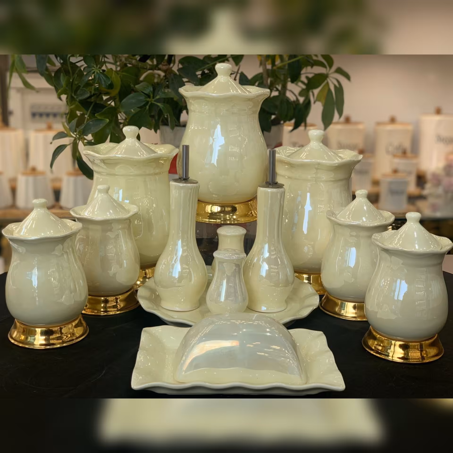 پاسماوری 14 پارچه 
جنس سرامیک درجه یک همراه با لعاب براق 