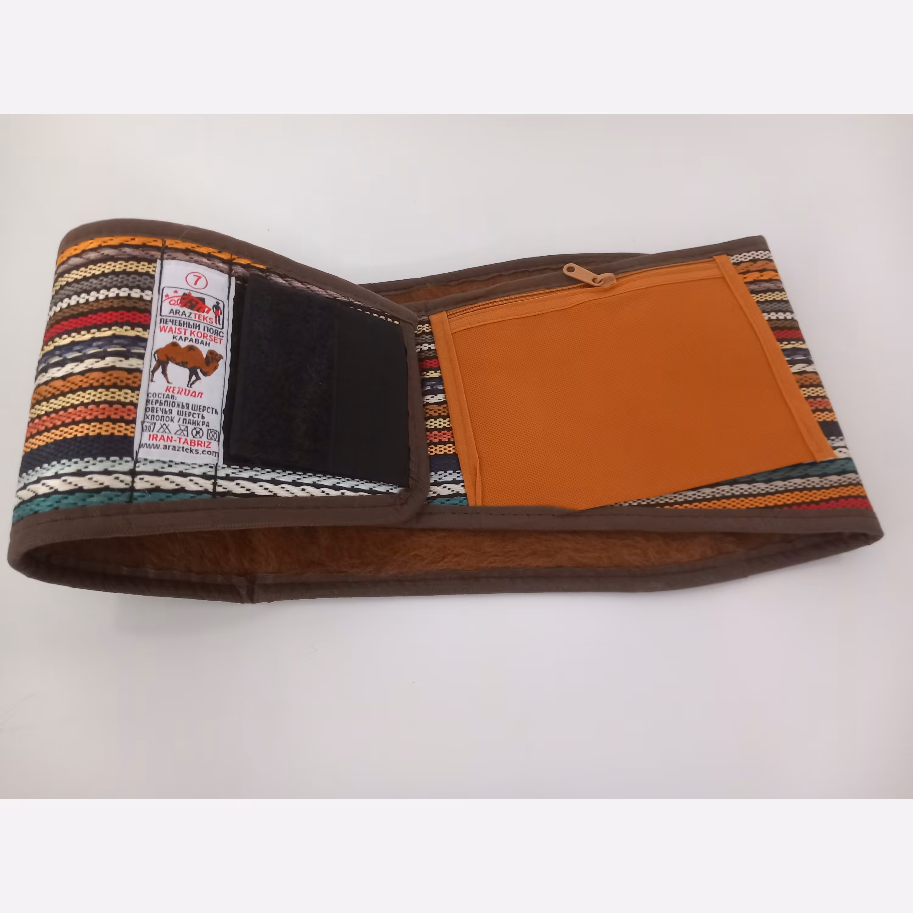 کمربند کلیه بند پشمی چسبی