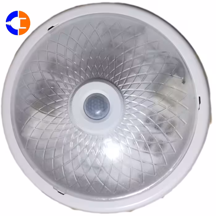 سقفی سنسوردار  پلاستیکی دولامپ خور