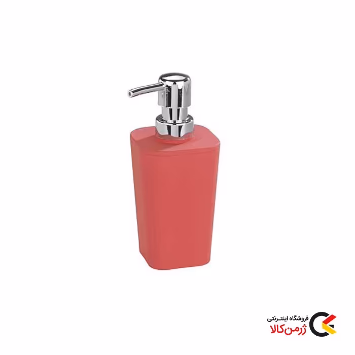 جا مایع قرمز پلاستیکی مدل Rainbow مناسب دستشویی و ظرفشویی