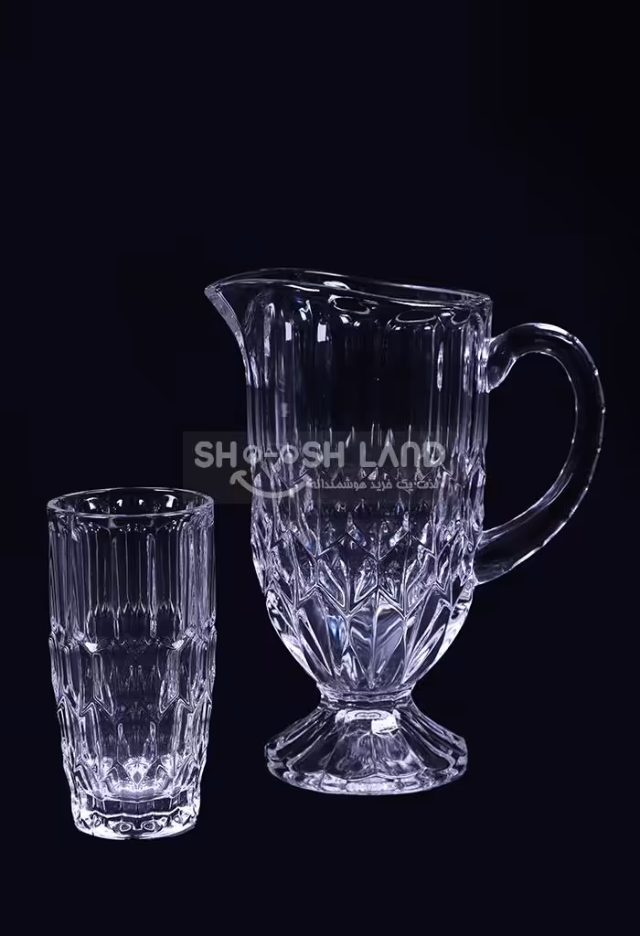 پارچ و لیوان کریستال اف ام اف