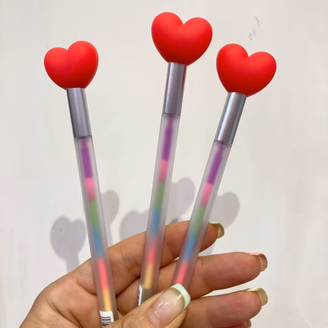 خودکار رنگین کمانی قلبی