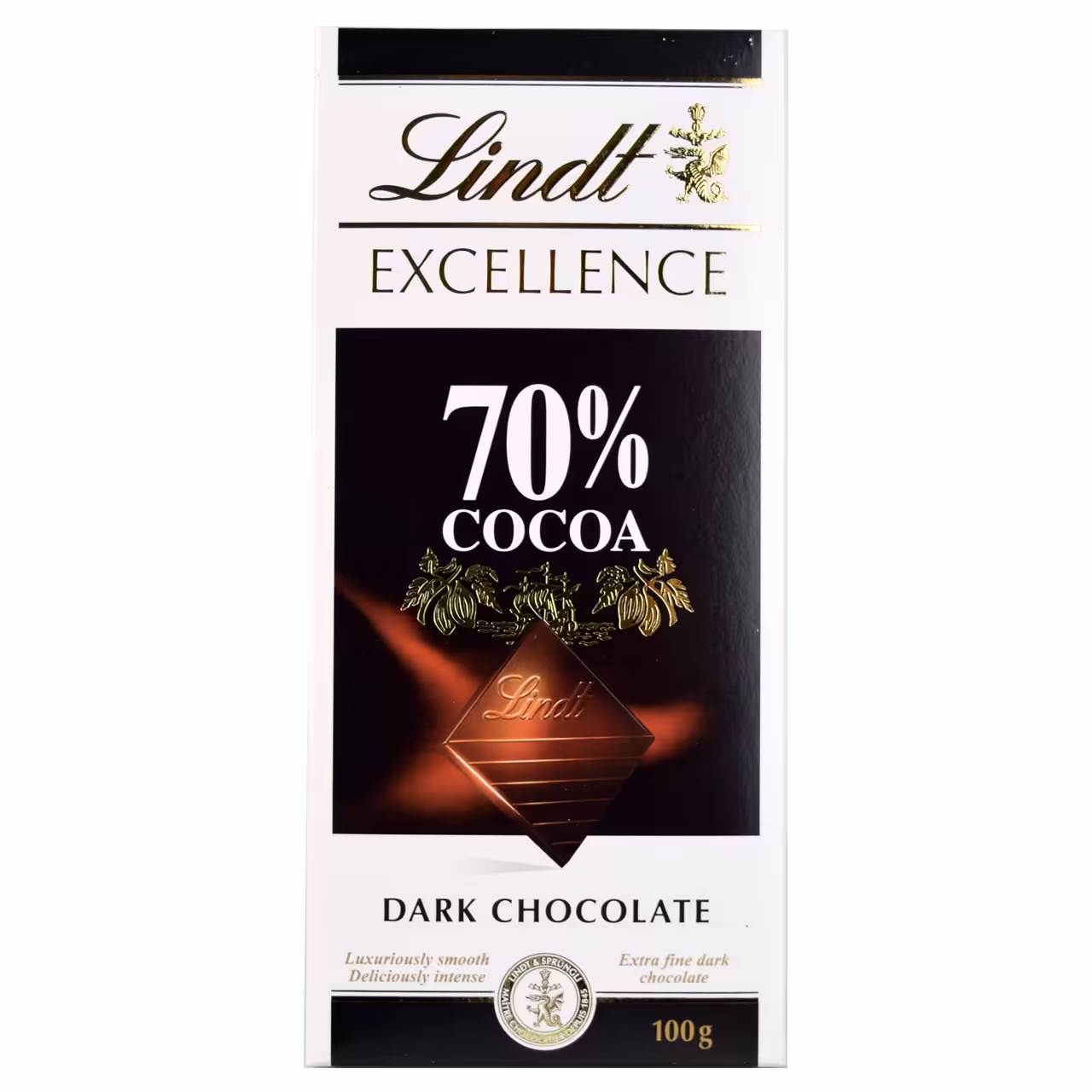 شکلات تلخ 70 درصد اکسلنس لینت - lindt