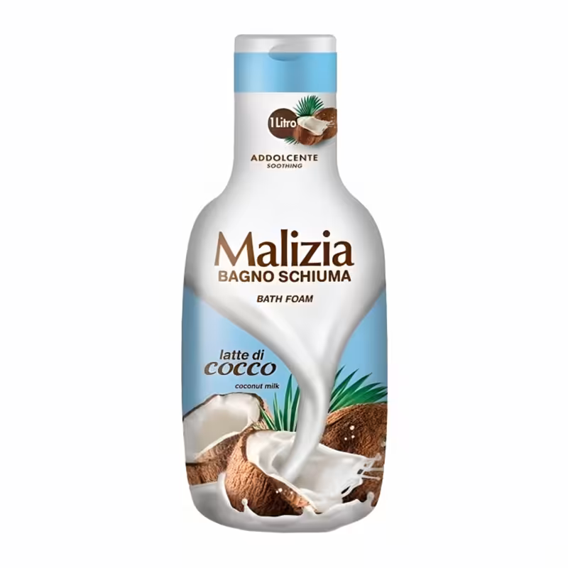 خرید + قیمت | فوم حمام مالیزیا Coconut Milk حاوی عصاره بادام