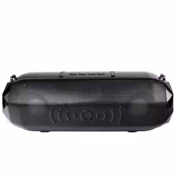 اسپیکر بلوتوثی دو اسپیکر استریو رنگ بدنه مشکی کیفیت صدای فوق العاده فلش خور و رم خور