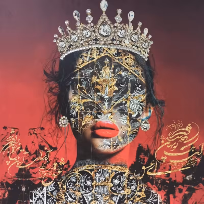 تابلوی نقاشی و کلاژ