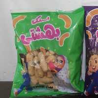 اسنک طبیعی بهشتی طعم پیاز جعفری ( پفک طبیعی ) 70 گرمی بسیار لذیذ و مقوی