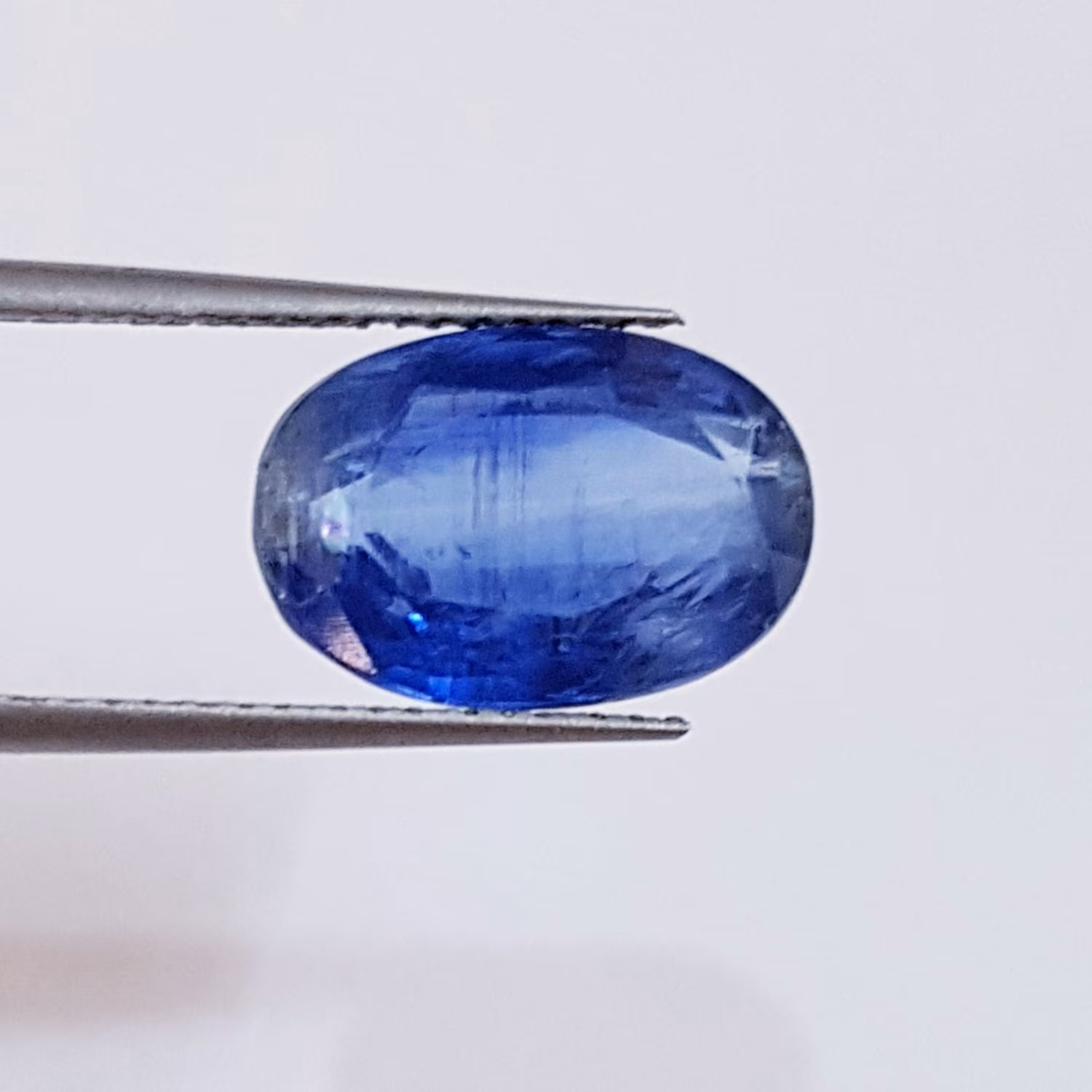 نگین کیانیت اصل تراش بیضی کد N117