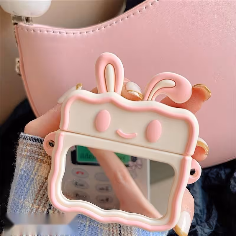 کاور ایرپاد خرگوش آیینه ای سیلیکونی
