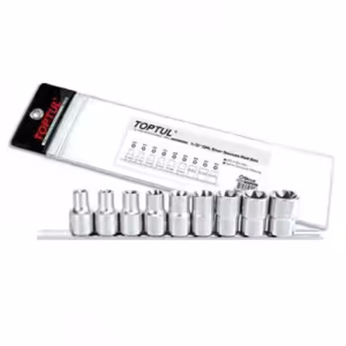 ست بکس ریلی 1.2 اینچی 9 عددی آلنی تاپ تول 0902 TOPTUL