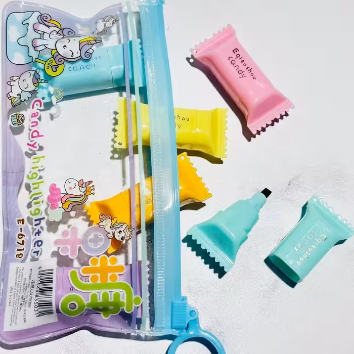 ماژیک هایلایتر طرح شکلات ماژیک علامت زن شکلات