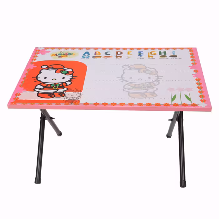 میز تحریر پایه کوتاه میزیمو طرح کیتی 1 کد 3201