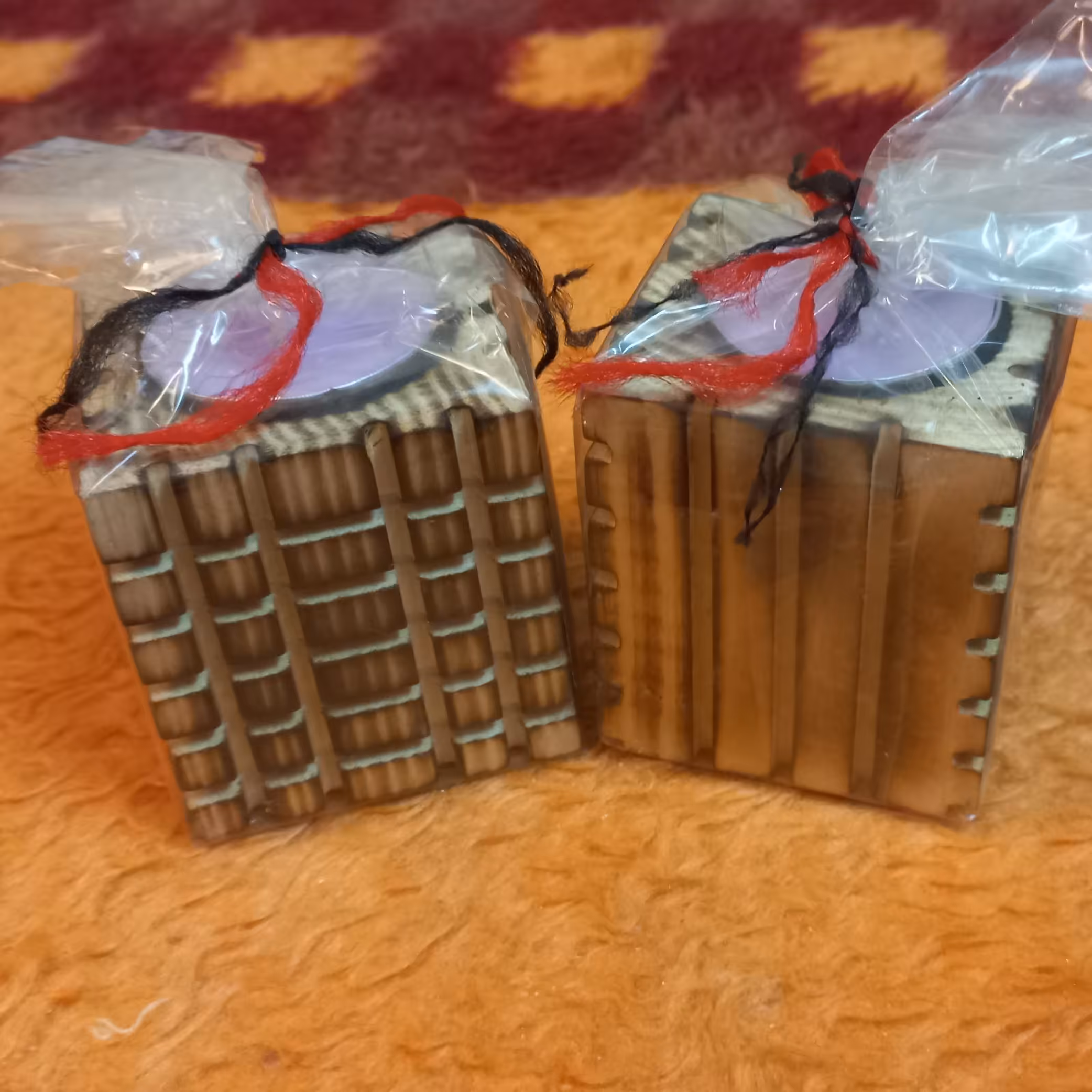 جاشمعی چوبی مکعبی