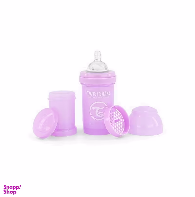 شیشه شیر تویست شیک (Twistshake) مدل آنتی کولیک در رنگ های مختلف گنجایش 180 میلی لیتر