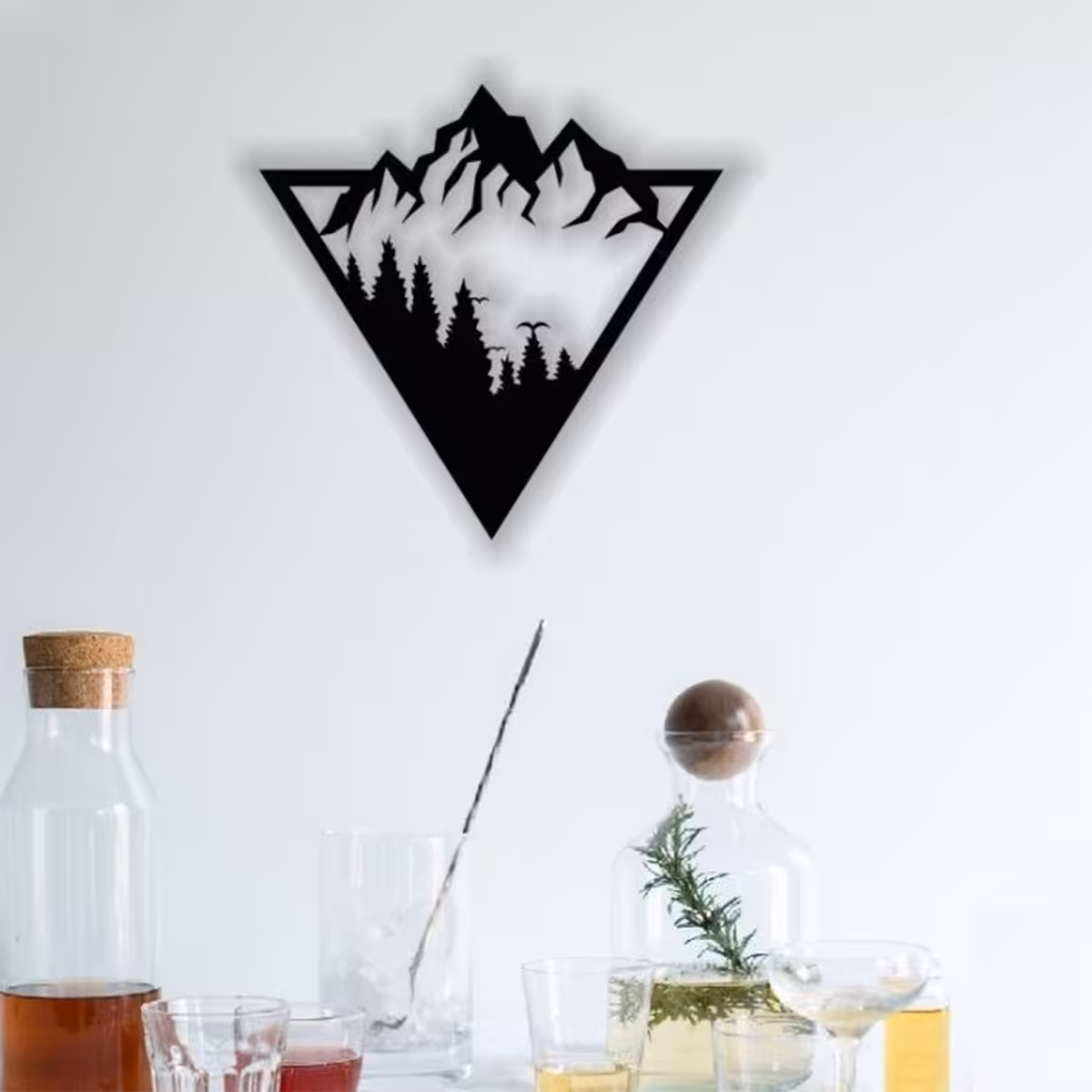 استیکر و پوستر طرح منظره کوه کد 115 سایز 40 در 40 به قیمت 200 هزار تومان