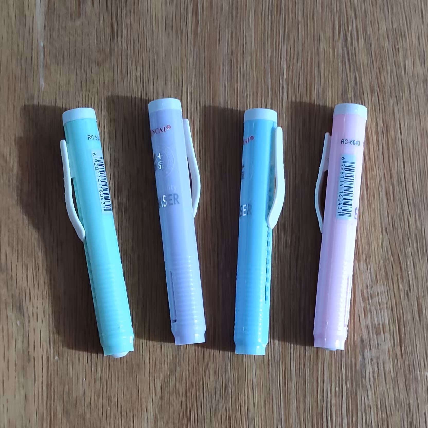 مداد پاکن طرح کاتری با رنگبندی، مداد پاکن خودکاری، مداد پاکن فانتزی