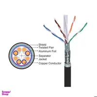 کابل شبکه CAT6 SFTP کی نت (K-net) مدل PVC طول 305 متر