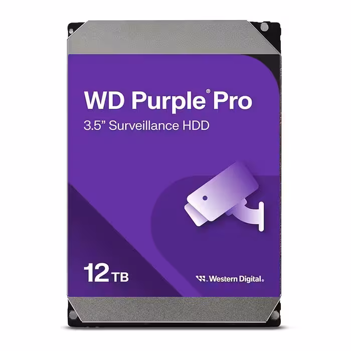 قیمت و خرید هارد اینترنال 12 ترابایت وسترن دیجیتال مدل Purple Pro | یاس ارتباط