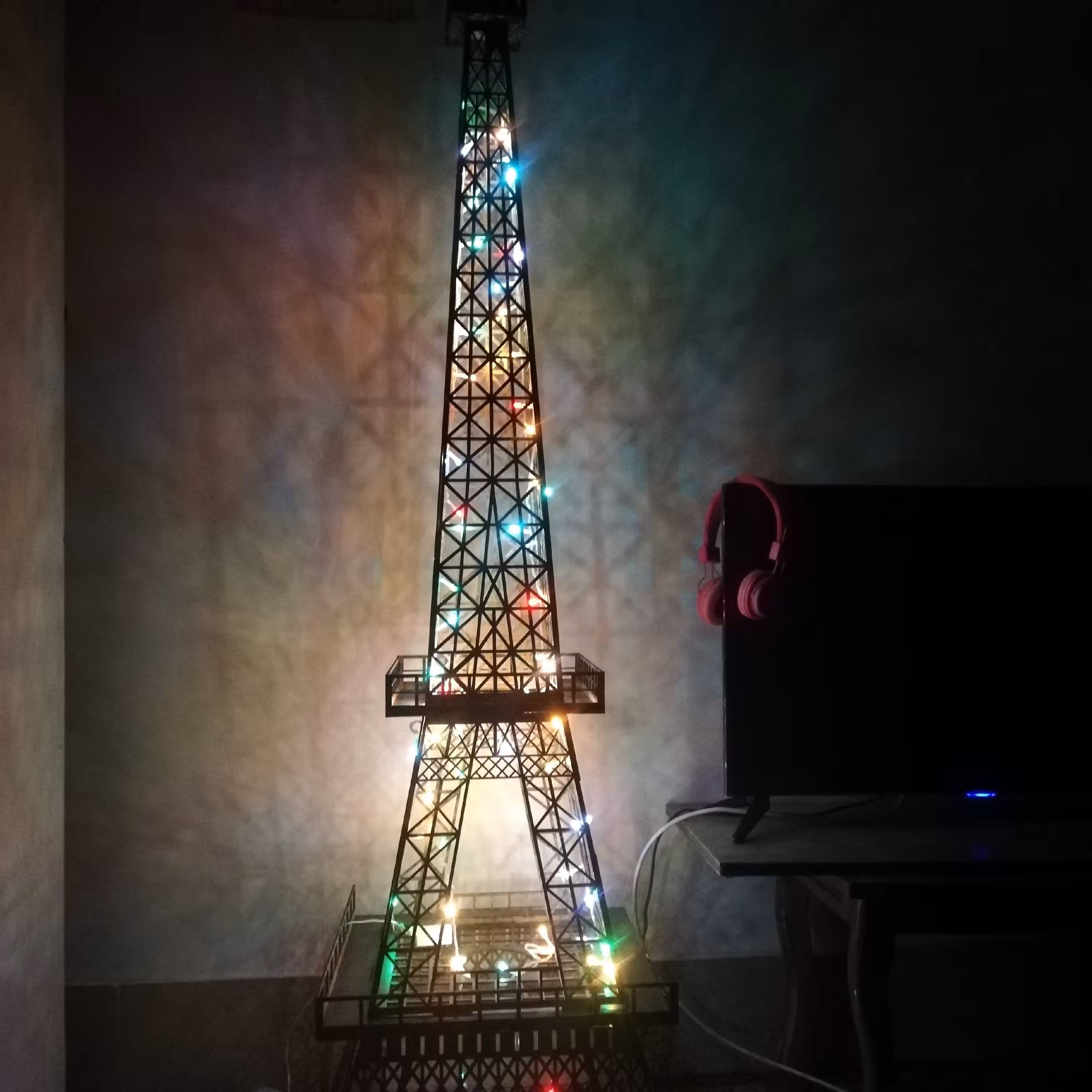 برج ایفل MDF ارتفاع 170 سانتی متر 4طبقه