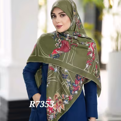 روسری نخ پاییزه