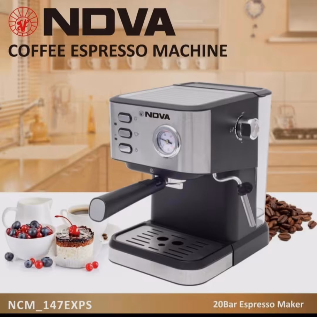 اسپرسو ساز ندوا NCM-147EXPS ، 850 وات ،20 بار ارسال رایگان 