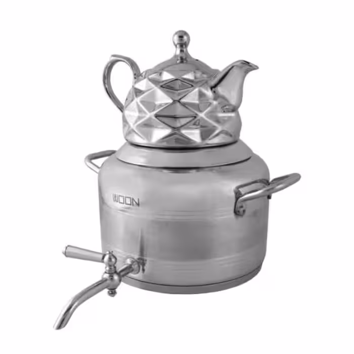 ست کتری وقوری استیل 5 لیتر   وون مدل new1034  