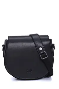 کیف شانه ای مشکی زنانه سیاه GPK0817559 اورجینال GAP