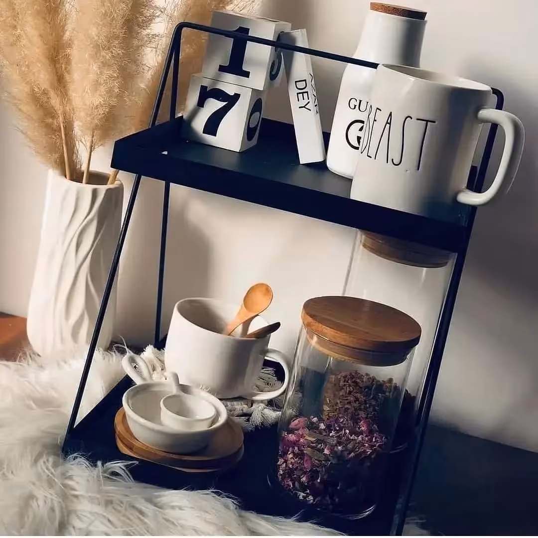 استند دو طبقه فلزی
