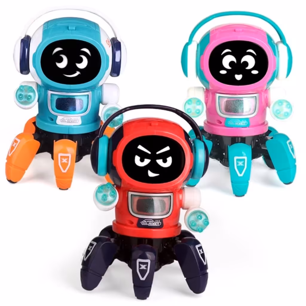 اسباب ربات خرچنگ و هشت پا موزیکال و چراغدار