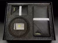 ست کیف و کمر چرمی  وستا گالری