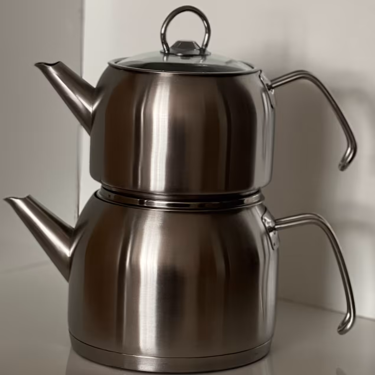 کتری و قوری استیل کرکماز