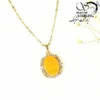 گردنبند شرف الشمس طرح مدرن برند طلاروس کد 10050