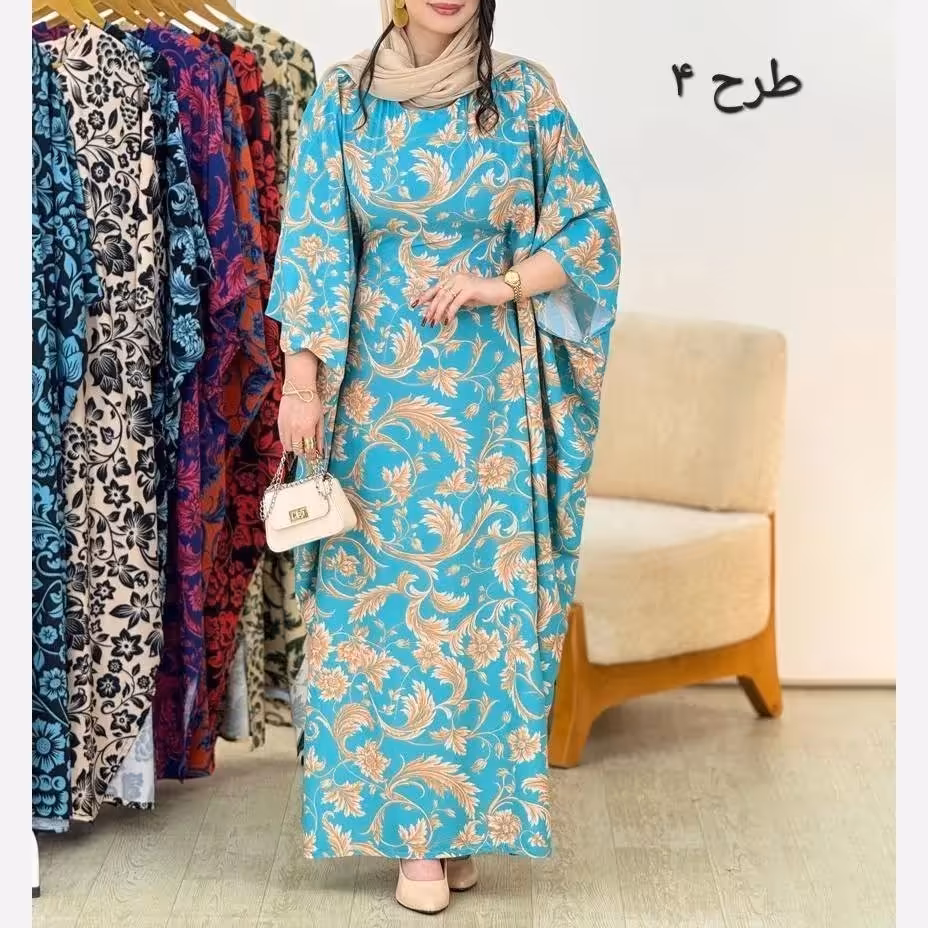 مانتو ساحلی عبایی بوگاتی خنک و سبک