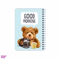 دفترچه یادداشت بامبیلیپ مدل چوبی طرح خرس قهوه خور کد 6261397