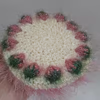 اسکاج ظرف توت فرنگی قطر14 سانتی دولایه خیلی شیک