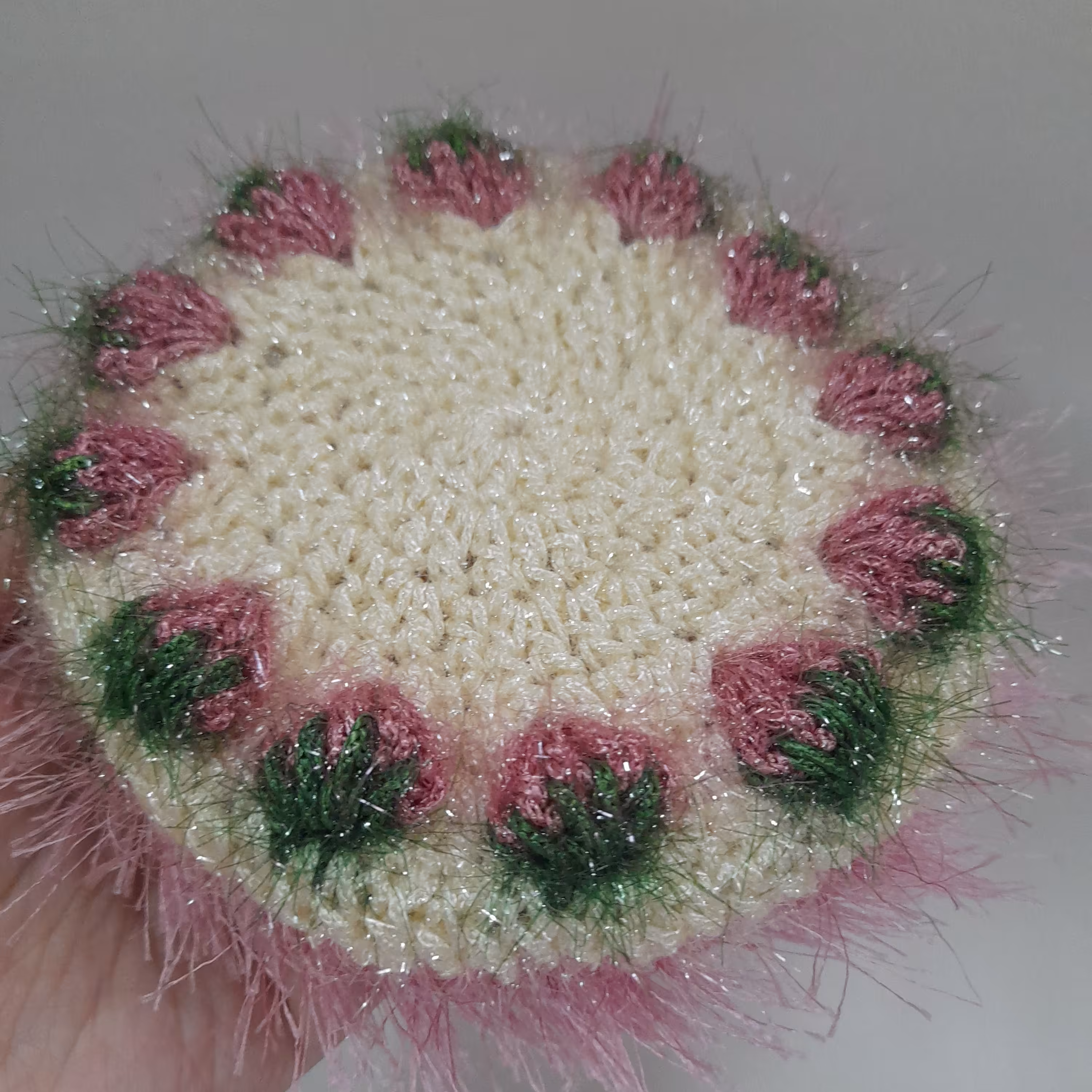 اسکاج ظرف توت فرنگی قطر14 سانتی دولایه خیلی شیک