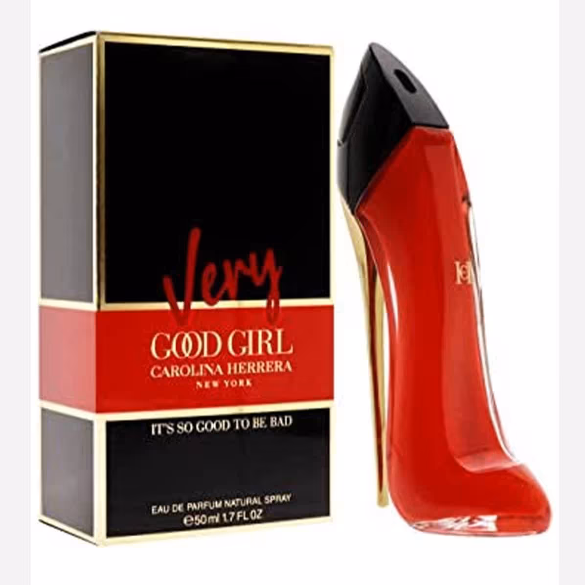 ادکلن گودگیرل زنانه  کفشی رایحه شیرین good girl ادوپرفیوم گودگرل  عطر شیرین زنانه ادکلن کفشی گود گرل عطر طرح کفش 