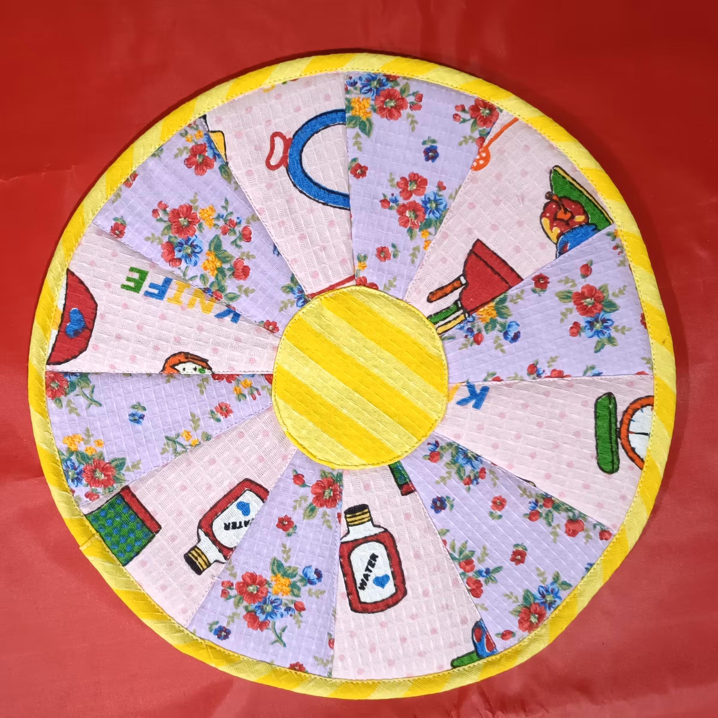 زیر قابلمه ای آشپزخونه آبی